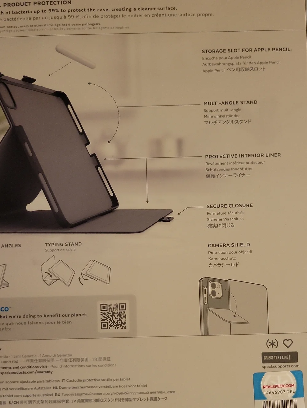 NWT: (*) speck Balance Folio